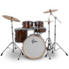 Trommesett Gretsch Catalina Maple CM2-E625-WG, 22 Shell Pack, Walnut Glaze