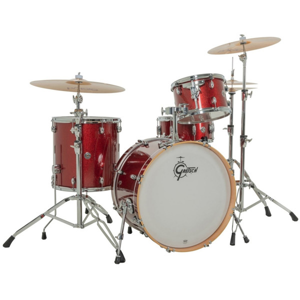 Trommesett Gretsch Catalina Club CT1-R424-PB, 22 Shell Pack, Piano Black