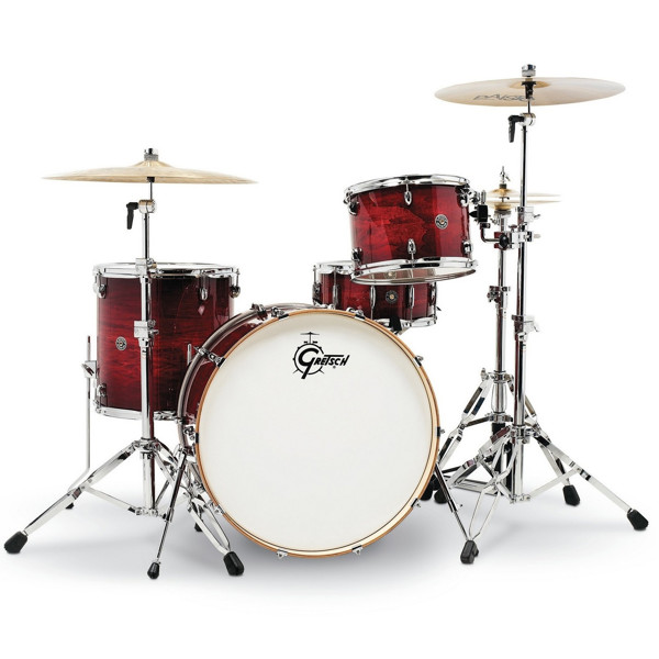 Trommesett Gretsch Catalina Club CT1-R444-GCB, 24 Shell Pack, Gloss Crimson Burst