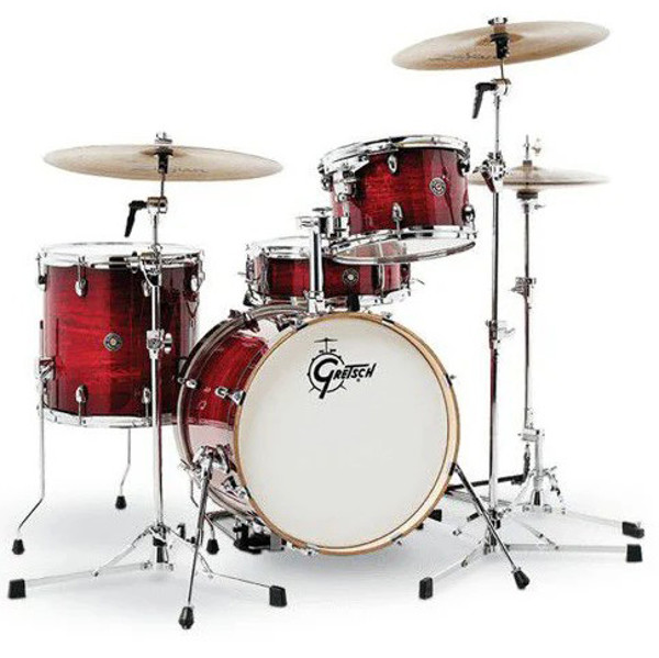 Trommesett Gretsch Catalina Club CC2-J483-GCB, 18 Shell Pack, Gloss Crimson Burst