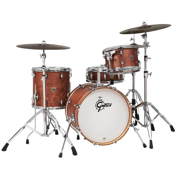 Trommesett Gretsch Catalina Club CC2-J484-SWG, 18 Shell Pack, Satin Walnut Glaze