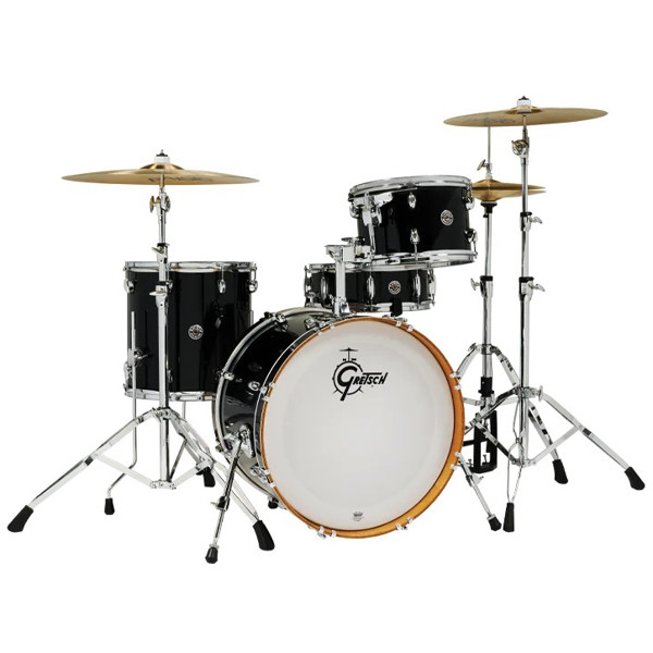 Trommesett Gretsch Catalina Club CC2-R423-PB, 22 Shell Pack, Piano Black