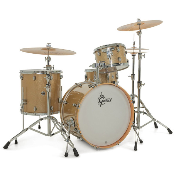 Trommesett Gretsch Catalina Club CC2-R423-SSP, 22 Shell Pack, Sahara Sparkle