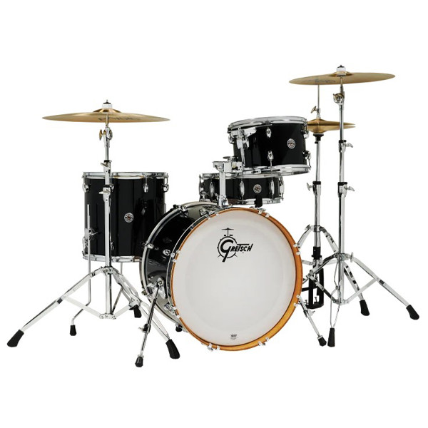 Trommesett Gretsch Catalina Club CC2-R424-PB, 22 Shell Pack, Piano Black