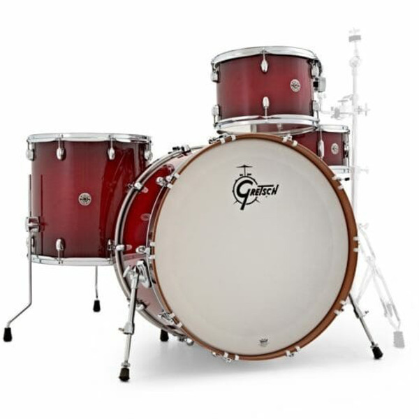 Trommesett Gretsch Catalina Club CC2-R443C-GCB, 24 Shell Pack, Gloss Crimson Burst
