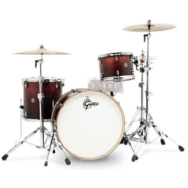 Trommesett Gretsch Catalina Club CC2-R443C-SAF, 22 Shell Pack, Satin Antique Fade