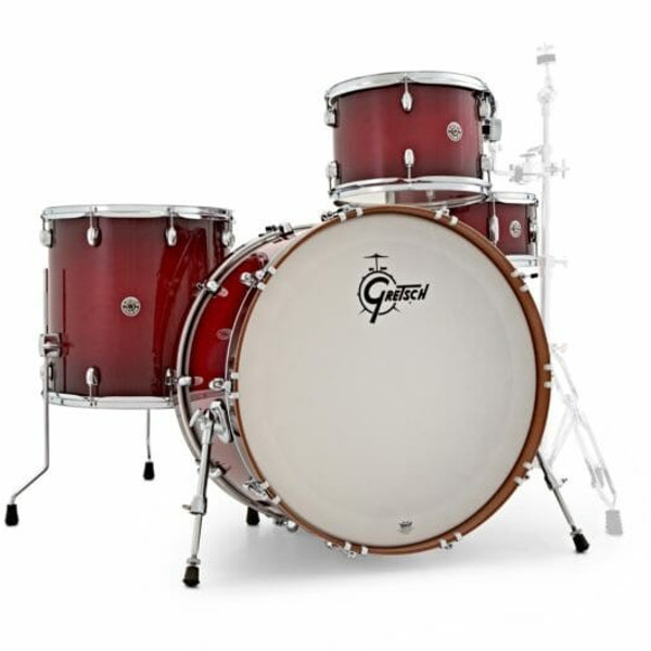 Trommesett Gretsch Catalina Club CC2-R444C-GCB, 24 Shell Pack, Gloss Crimson Burst
