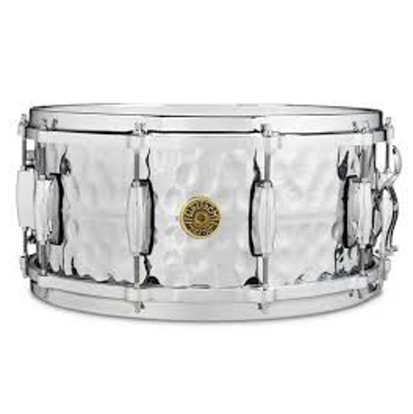 Skarptromme Gretsch USA G4168HB, 13x6, Hammered Chrome Over Brass