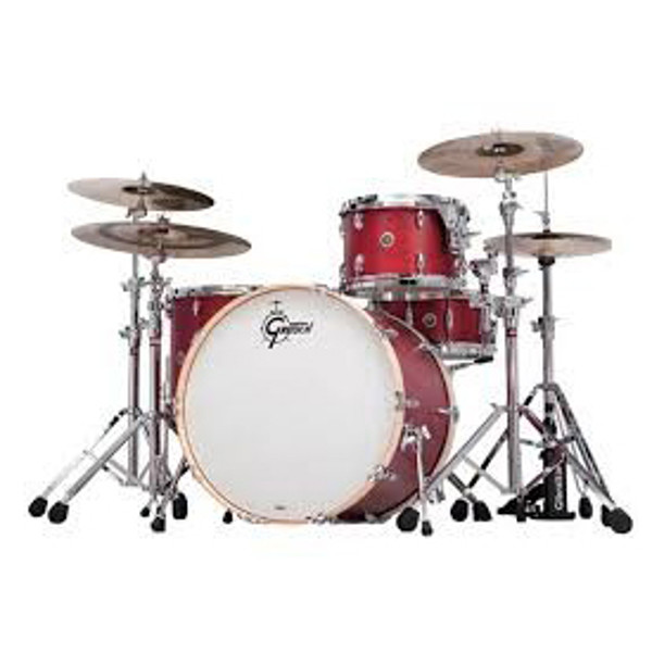 Trommesett Gretsch USA Brooklyn GB-E403-CRO, 20 Shell Pack, Satin Cherry Red
