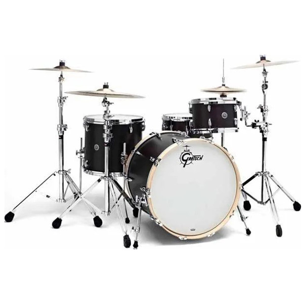 Trommesett Gretsch USA Brooklyn GB-E403-SBM, 20 Shell Pack, Satin Black Metallic