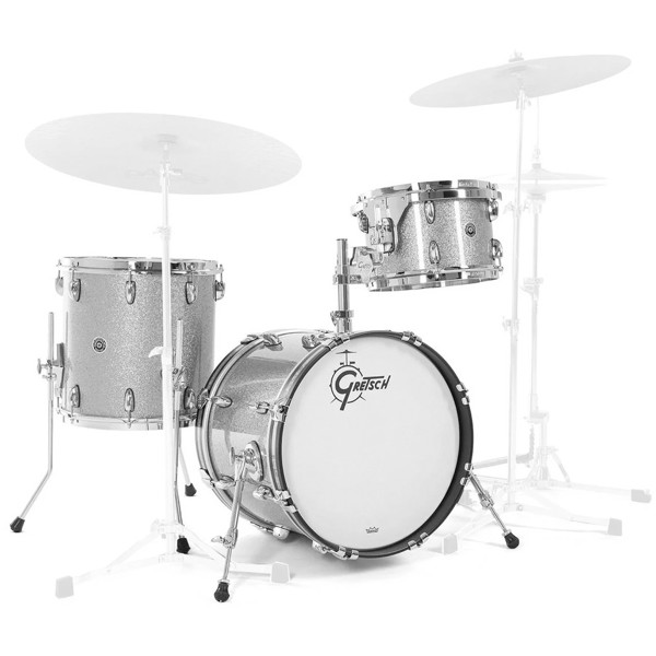 Trommesett Gretsch USA Brooklyn GB-J483-012, 18 Shell Pack, Silver Sparkle