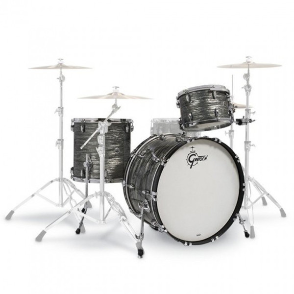 Trommesett Gretsch USA Brooklyn GB-RC423-301, 22 Shell Pack, Grey Oyster
