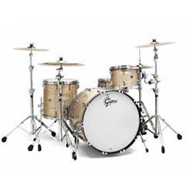 Trommesett Gretsch USA Brooklyn GB-RC443-302, 24 Shell Pack, Creme Oyster