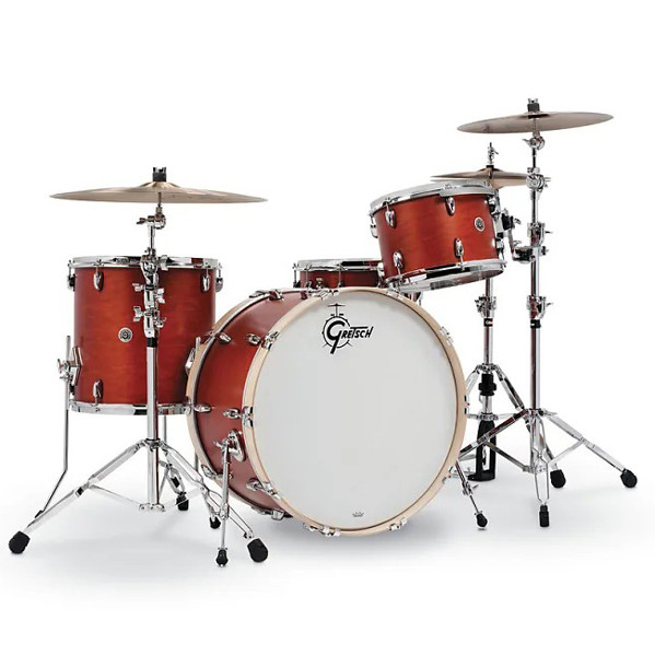 Trommesett Gretsch USA Brooklyn GB-RC443-SWO, 24 Shell Pack, Satin Burnt Orange