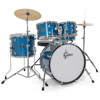 Trommesett Gretsch Renegade RGE405BS, 20 m/Stativer & Cymbaler, Blue Sparkle