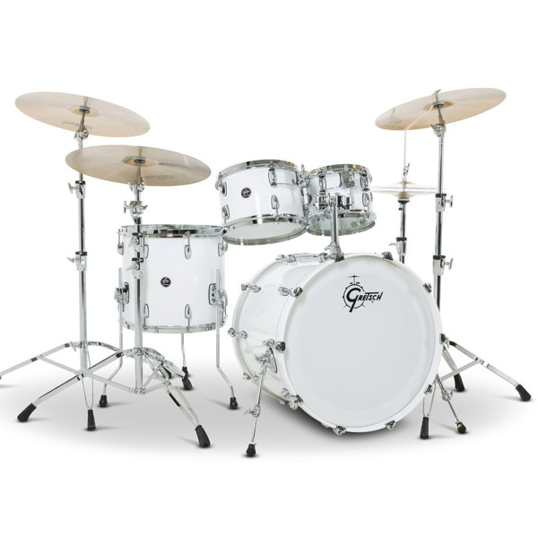 Trommesett Gretsch Renown Maple RN2-E8246-PW, 22 Shell Pack, Piano White