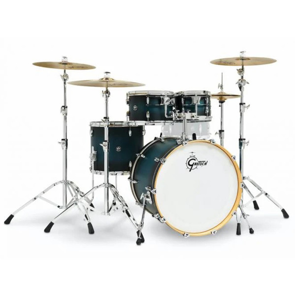 Trommesett Gretsch Renown Maple RN2-E8246-SABB, 22 Shell Pack, Satin Antique Blue Burst