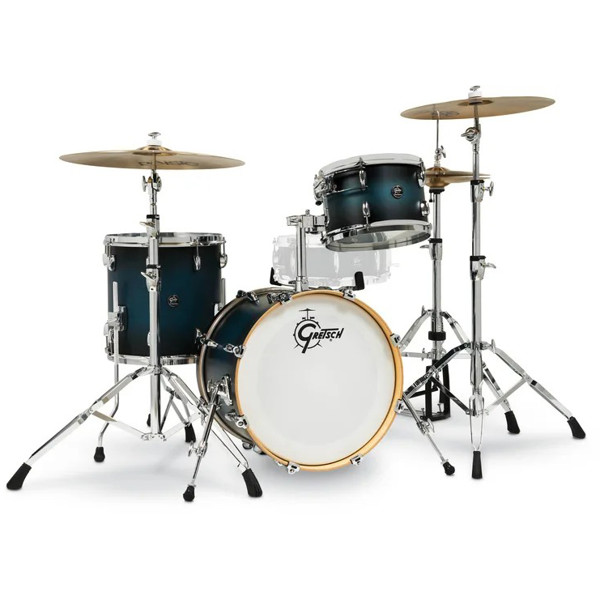 Trommesett Gretsch Renown Maple RN2-J483-SABB, 18 Shell Pack, Satin Antique Blue Burst
