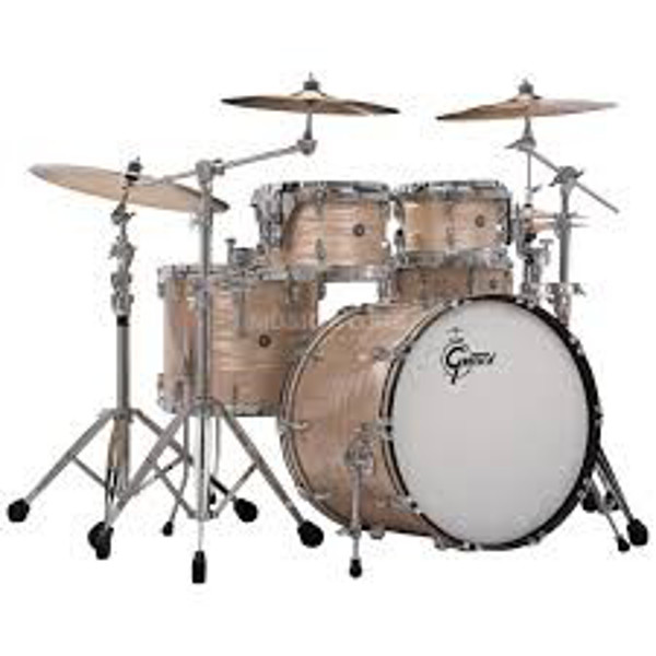 Trommesett Gretsch USA Brooklyn GB-E8246-302, 22 Shell Pack, Creme Oyster