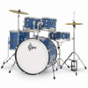 Trommesett Gretsch Renegade RGE625BS, 22 m/Stativer & Cymbaler, Blue Sparkle
