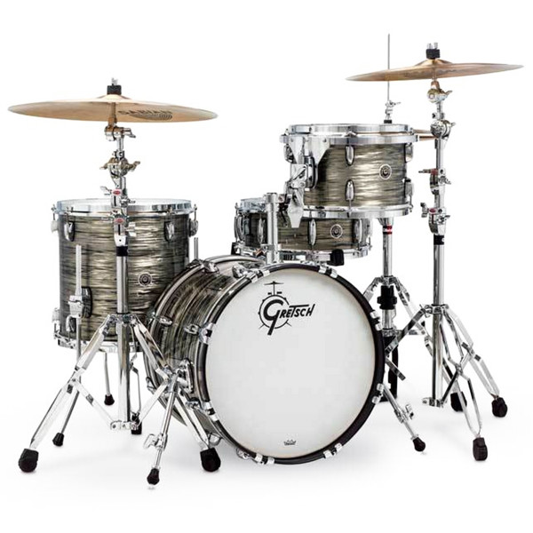 Trommesett Gretsch USA Brooklyn GB-J483-GO, 18 Shell Pack, Grey Oyster