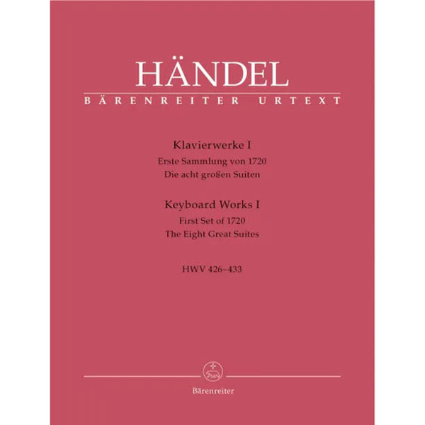 Keyboard Works Volum 1 HWV 426-433, Georg Friedrich Händel. Piano