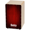 Cajon Sela Varios Series SE-060, Bundle w/Multilingual Method, Red Graphic