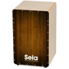 Cajon Sela Varios Series SE-061, Bundle w/Multilingual Method, Brown Graphic