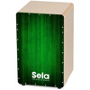 Cajon Sela Varios Series SE-063, Bundle w/Multilingual Method, Green Graphic
