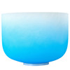 Singing Bowl Sela Crystal Chakra Series SECCU10G, 432Hz, 10, Incl. Mallet, Blue-Throat, G
