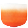 Singing Bowl Sela Crystal Chakra Series SECCU13D, 432Hz, 13, Incl. Mallet, Orange-Sacral, D