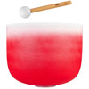Singing Bowl Sela Crystal Chakra Series SECCU14C, 432Hz, 14, Incl. Mallet, Red-Root, C