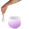 Singing Bowl Sela Crystal Chakra Series SECCU8B, 432Hz, 8, Incl. Mallet, Violet,Crown, B