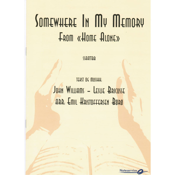 Somewhere in my memory, from Home Alone, John Williams arr. Emil Kristoffersen Børø. Kor SSAATTBB