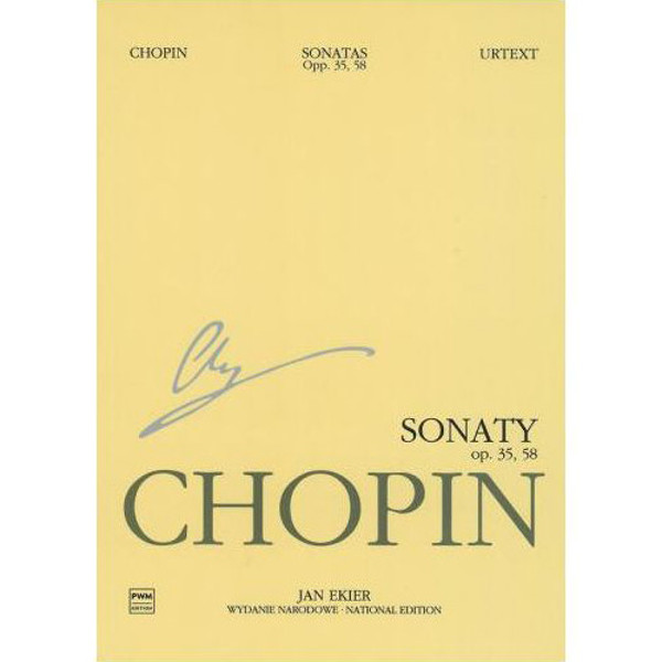 Sonatas op. 35 b-moll and op. 58 h-moll, Frederic Chopin edit Jan Ekier. Piano