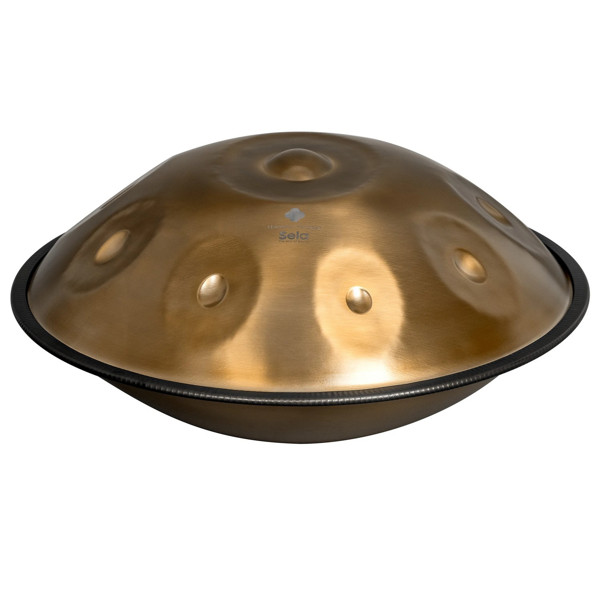 Handpan Sela Harmony Stainless Steel Series SE-225, Bb2 Aegean, 440Hz, Incl, Padded Bag