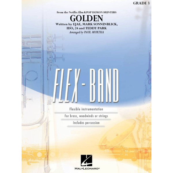 Golden from KPOP Demon Hunters arr. Paul Murtha Flex-Band 3
