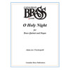 O Holy Night, Adolphe Adam arr. Arthur R. Frankenpohl (The Canadian Brass). Brass Quintet opt. Organ (O Helga Natt/Cantique de Noel/Adams Julesang)