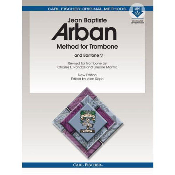 Arban Complete Conservatory Method for Trombone Mp3+Pdf, Edit Alan Raph. Spiralbound