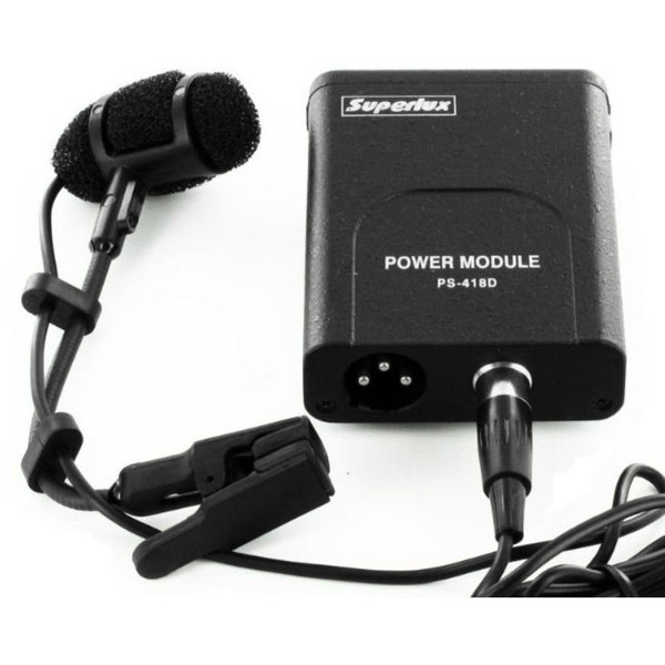 Mikrofon Superlux PRA-383DXLR Clip-on for Blåseinstrumenter etc