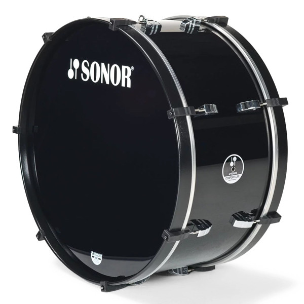 Marsjstortromme Sonor Comfort Line MC-2410-B-CB, 24x10, Black Head, 4,1 kg
