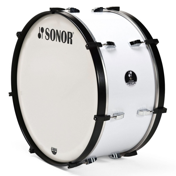 Marsjstortromme Sonor Comfort Line MC-2612-CW, 26x12, White, 4,7 kg
