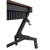 Marimba Adams Onyx 2MBO2HRA50, 5 Octave, C2-C7, 72-40mm Rosewood Bars, Apex Frame, Midnight Black