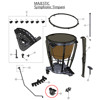 Paukehjul Majestic Symphonic DPPMP26-252A, Timpani Wheels Caster