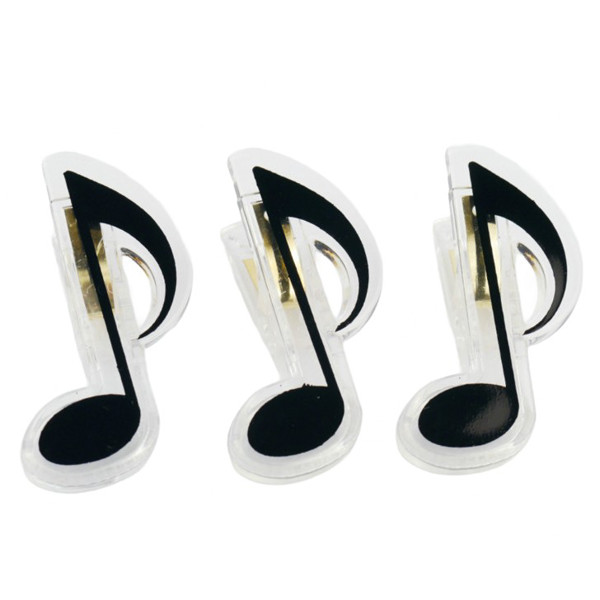 Klype 8-del - Clip quaver Black, 7cm