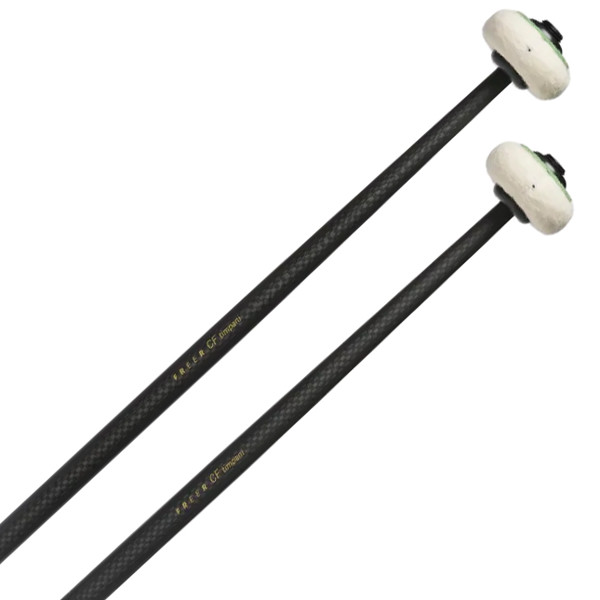 Paukekøller Freer Percussion C-S2C, Carbon Fiber, Medium Felt Core