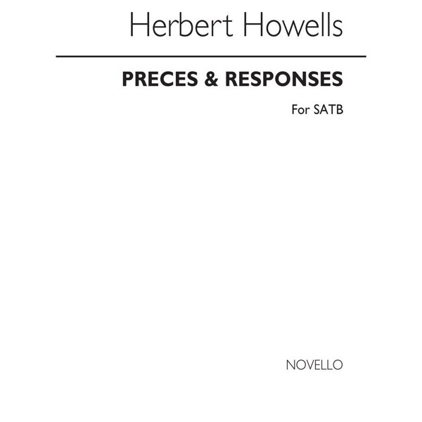 Preces and Responses, Herbert Howells. SATB Vocal Score