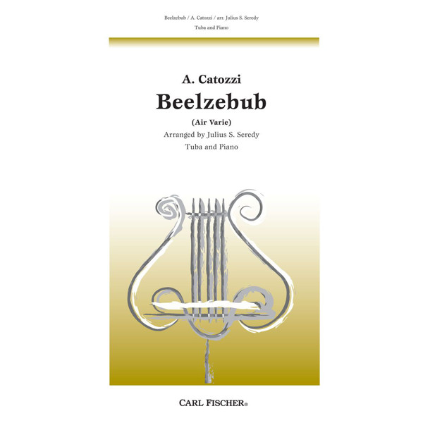 Beelzebub Air varie, Andrea Catozzi arr. Julius Seredy. Tuba and Piano
