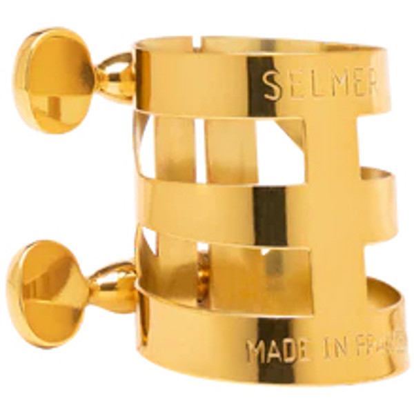 Ligature Tenorsaksofon Metall Selmer Jazz Tribute, Gold Metal