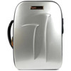 Etui Klarinett Bb/A BAM New Tracking Silver/Carbon, Dobbelt